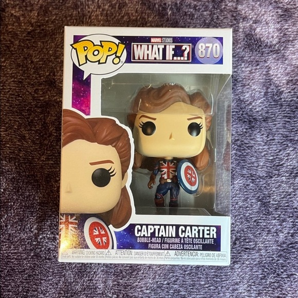 Captain Carter What If Funko Pop 870 Disney Marvel Season Two Agent Peggy Carter - Picture 1 of 5